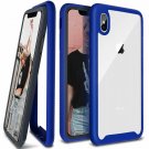 Case for iPhone Xs Max Scratch Resistant Full Body Hard Durable Protective Blue