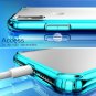 Case for iPhone X/Xs Clear Anti Scratch Shock Absorption Cover Shockproof Green