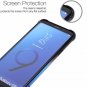 Case for Galaxy S9 Plus Shock Absorption Flexible Soft Edge Bumper Black Blue
