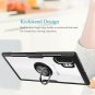 Case for Galaxy Note 10 Plus Rotation Finger Ring Grip Holder Kickstand Black