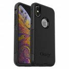 For iPhone X/XS Case Thin Lightweigh Polycarbonate Shell Bumps and Shock Black