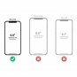 For iPhone X/XS Case Thin Lightweigh Polycarbonate Shell Bumps and Shock Black