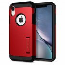 For iPhone XR Case (2018)Polycarbonate Dual Protection Drops and Scratches Red