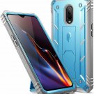 OnePlus 6T Case 360 Degree Protection FullBody Rugged Heavy Duty Builtin Blue