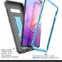 For Galaxy S10 Plus Case FullBody Dual Layer Rugged Holster  Kickstand Blue