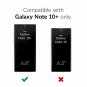 Samsung Note 10 Plus Case Guard Protection Slim Lightweight Rubber Compact Red