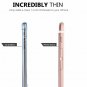 iPhone 7/8 Case for Crystal Shock Absorption Technology Bumper Soft Clear Blue