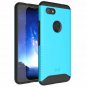 Google Pixel 3a Case Heavy Duty Extreme Dual Layer Slim Precise Cutouts Blue