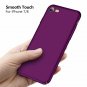 iPhone 7/8 Case Hard Plastic Full Protective AntiScratch Resistant Violet Red
