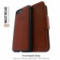 Case iPhone 8/7 Wallet Vegan Leather,Magnetic Detachable Shock Proof Chocolate