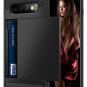 Case for Galaxy S10 Wallet Card Holder ID Slot Sliding Door Anti Scratch Black