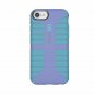 For iPhone 8/7/6S/6 Case Military Grade drop duallayer Purple/Mykonos Blue