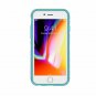 For iPhone 8/7/6S/6 Case Military Grade drop duallayer Purple/Mykonos Blue