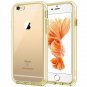 iPhone 6/6s Case Shock Absorption Bumper Cover Anti Scratch Clear Back Slim Gold