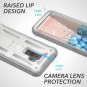 Galaxy S9 Plus Case Kickstand Builtin Screen Protector Shockproof White/Gray