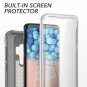 Galaxy S9 Plus Case Kickstand Builtin Screen Protector Shockproof White/Gray