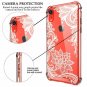 iPhone XR Case Shockproof Series Hard PC TPU Bumper Protective Crystal Lace