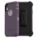 For iPhone XR Case included holster doubles a kickstand handsfree Night Purple