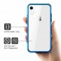 iPhone XR Case Clear Anti Scratch Shock Absorption Shockproof air Space Blue