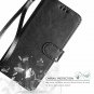 iPhone 11 6.1 inch Case for Wallet with Kickstand Card Slots PU Leather Black