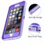 iPhone 7/8 Plus Case Protective Glitter 3D Quicksand Protective TPU Purple