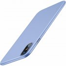 iPhone X/XS Case Hard Plastic Thin Matte Finish Coating Grip Compatible Blue