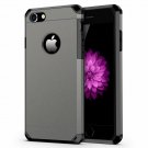 iPhone 7/8 Case Shock Absorption Duty Dual Layer Protection Cover Gun Metal