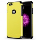 For iPhone 6/6s Case Heavy Duty Dual Layer Protection Shock Absorbing Yellow