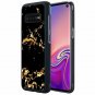 For Galaxy S10e Case Shockproof AntiSkid Durable rubber bumper Black Golden