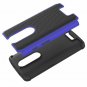 &Icirc;�otorola Droid Turbo 2 Case Shock Absorption] Hybrid Dual Layer Protective Blue