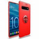 Samsung Galaxy S10 Plus Case Soft TPU Hidden Kickstand Magnetic Car Mount Red