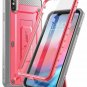 Case for iPhone XS Max  FullBody Rugged Holster BuiltIn Screen Protector Pink
