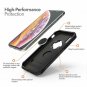 Case for iPhone X/XS Military Grade Magnetic Protective with Twist Lock Black