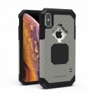 Case iPhone XS MAX Military Grade Magnetic Protective with Twist Lock Gun Metal