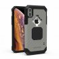 Case iPhone XS MAX Military Grade Magnetic Protective with Twist Lock Gun Metal