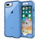 iPhone 7/8 Case 3in1 Heavy Duty Defender Shockproof FullBody TPU Bumper Blue