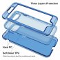 iPhone 7/8 Case 3in1 Heavy Duty Defender Shockproof FullBody TPU Bumper Blue
