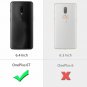 OnePlus 6T Case TPU Shock Absorption Technology Raised Bezels Protective Green