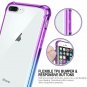 For iPhone 7/8 Plus Case Anti Scratch Slim Bumper Shock Absorption Blue Purple