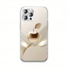 iPhone Xs Max Case Stylish Business Golden Pattern PC Tempered Glass Protective Cover