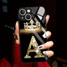 for iPhone 16 Plus Case Fashion Crown Letter lightweight business personality protective case