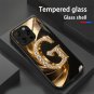 For iPhone 16+ Case The Golden Letter G Is Suitable Trendy Design.