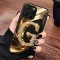 For iPhone 16+ Case The Golden Letter G Is Suitable Trendy Design.