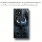 Case for Samsung Galaxy S25 Plus Black Bat Matte Tempered Glass