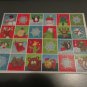 Two sheets gift labels / sticker school arts crafts animals balloons suns etc.
