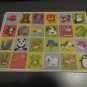 Two sheets gift labels / sticker school arts crafts animals balloons suns etc.