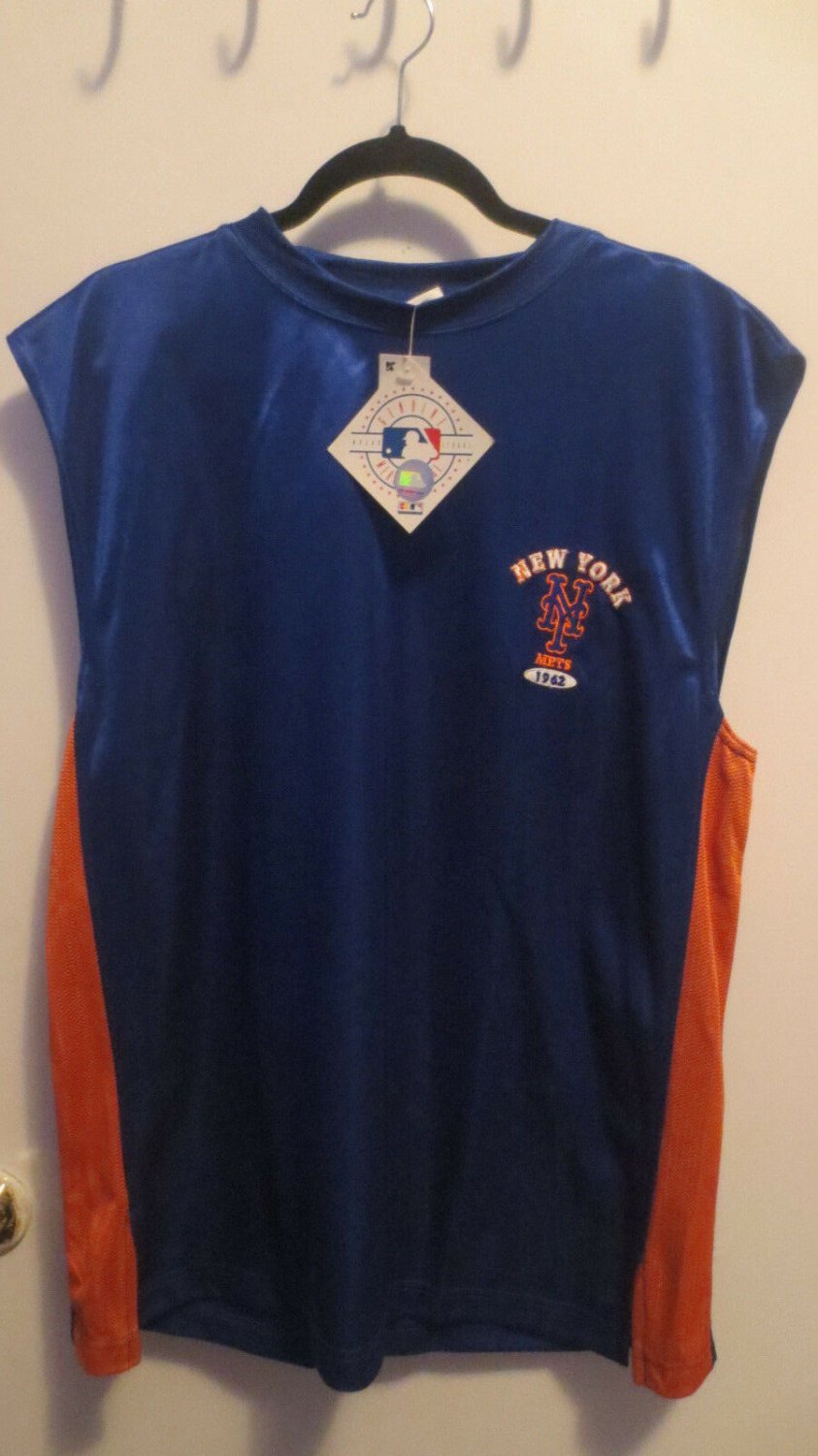 Authentic MLB Mets sleeveless shirt vintage