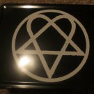HIM Heartagram retro metal lunchbox thermos Hot Topic discontinued