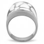 TK2237 - Two-Tone IP Gold (Ion Plating) Stainless Steel Ring with Epoxy in Jet