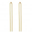 TK3532 - IP Rose Gold(Ion Plating) Stainless Steel Earrings with No Stone Default Title